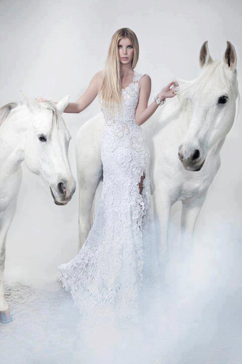 Two White Horses
