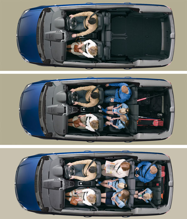 Zafira 7 Seats Configurations