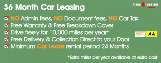 3 Year Personal Car Leasing - 36 month Car leasing