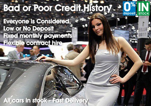 Car Leasing for individuals with Bad Credit 